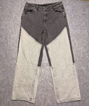 Air Jordan Two Tone Straight Leg Jeans Women's Medium 100% Cotton